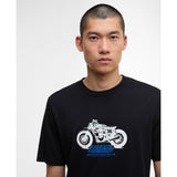 Barbour Cruise Graphic T-Shirt In Black
