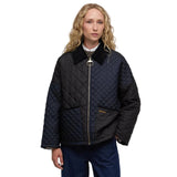 Barbour Danby Quilted Jacket in Dark Navy/Black/Dress Tartan
