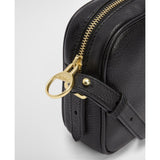 Barbour Daphne Leather Crossbody Bag In Black