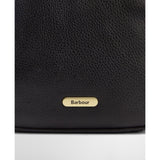 Barbour Daphne Leather Crossbody Bag In Black