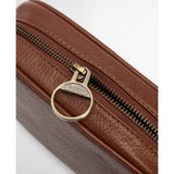 Barbour Daphne Leather Crossbody Bag In Brown