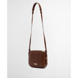 Barbour Daphne Leather Crossbody Bag In Brown