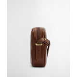 Barbour Daphne Leather Crossbody Bag In Brown