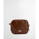 Barbour Daphne Leather Crossbody Bag In Brown