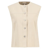 Barbour Daya Denim Waistcoat In Jasmine