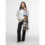 Barbour Deanna Tartan Scarf In Navy Tartan