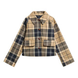 Barbour Delilah Checked Showerproof Jacket In Birchwood Dress