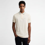 Barbour Denwick Short-Sleeved Polo Shirt In Whisper White