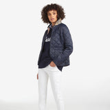 Barbour Deveron Quilted Jacket in Navy