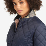 Barbour Deveron Quilted Jacket in Navy