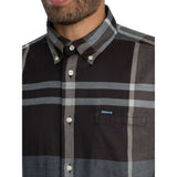 Barbour Dunoon Tailored Tartan Shirt In Midnight Oak