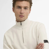 Barbour Ehan Quarter-Zip Sweatshirt Whisper White