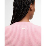 Barbour Elina Knitted Cardigan In Cherry Blossom