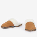 Barbour Ellery Mule Slippers in Camel