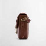 Barbour Elm Leather Crossbody Bag In Brown