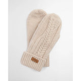Barbour Elsdon Mittens In Eggshell