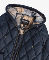 Barbour Erin Puffer Jacket In Navy