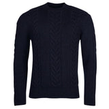 Barbour Essential Cable Knit in Denim Marl
