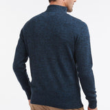 Barbour Essential Lambswool Half Zip Sweater in Navy