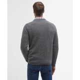 Barbour Essential Tisbury Crew-Neck Jumper In Fog
