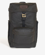 Barbour Essential Wax Backpack in Olive