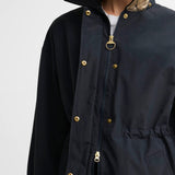 Barbour Evelyn Showerproof Jacket In Dark Navy/Birchwood Dress