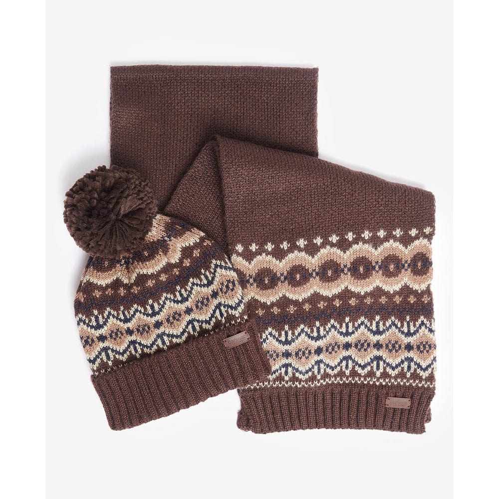 Fairisle Beanie Barbour Hat And Scarf Barbour Fairisle Beanie