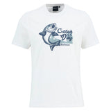 Barbour Fairlight Graphic T-Shirt In Whte