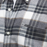 Barbour Fallbay Tailored Fit Checked Shirt In Grey Marl