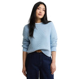 Barbour Fawley Crew Neck Jumper In Celestial Blue
