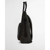 Barbour Field Waxed Backpack In Sage Classic