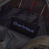 Barbour Field Waxed Crossbody Bag In Olive