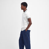 Barbour Finkle Polo Shirt in Ecru