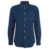 Barbour Geston Tailored Shirt in Navy