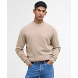 Barbour Grangetown Crew Neck Jumper Stone