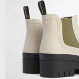 Barbour Halton Ankle Wellingtons In Light Oak