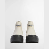 Barbour Halton Ankle Wellingtons In Light Oak
