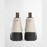 Barbour Halton Ankle Wellingtons In Light Oak