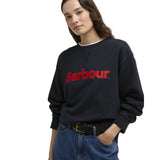 Barbour Hartland Logo Sweatshirt In Navy