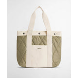 Barbour Healy Quilted Tote Bag Bleached Olive
