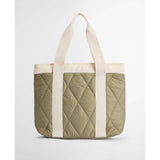Barbour Healy Quilted Tote Bag Bleached Olive