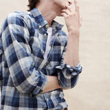 Barbour Hillroad Tailored Shirt in Navy