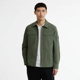 Barbour International Ardie Ripstop Overshirt In Thyme