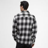 Barbour International Carlisle Ombre Check Overshirt In Black