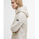 Barbour International Diablo Quilted Sweat Jacket In Jasmine