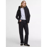 Barbour International Diablo Quilted Sweatshirt Jacket In Black