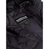 Barbour International Diablo Quilted Sweatshirt Jacket In Black