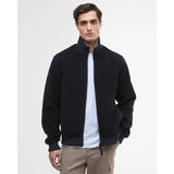 Barbour International Dinstone Fleece Jacket In Dark Navy