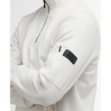 Barbour International Ewan Half-Zip Sweatshirt In Whisper White