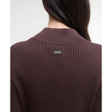 Barbour International Kaia Knitted Dress In Chocolate
